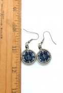 Round Bead & Wire Earrings
